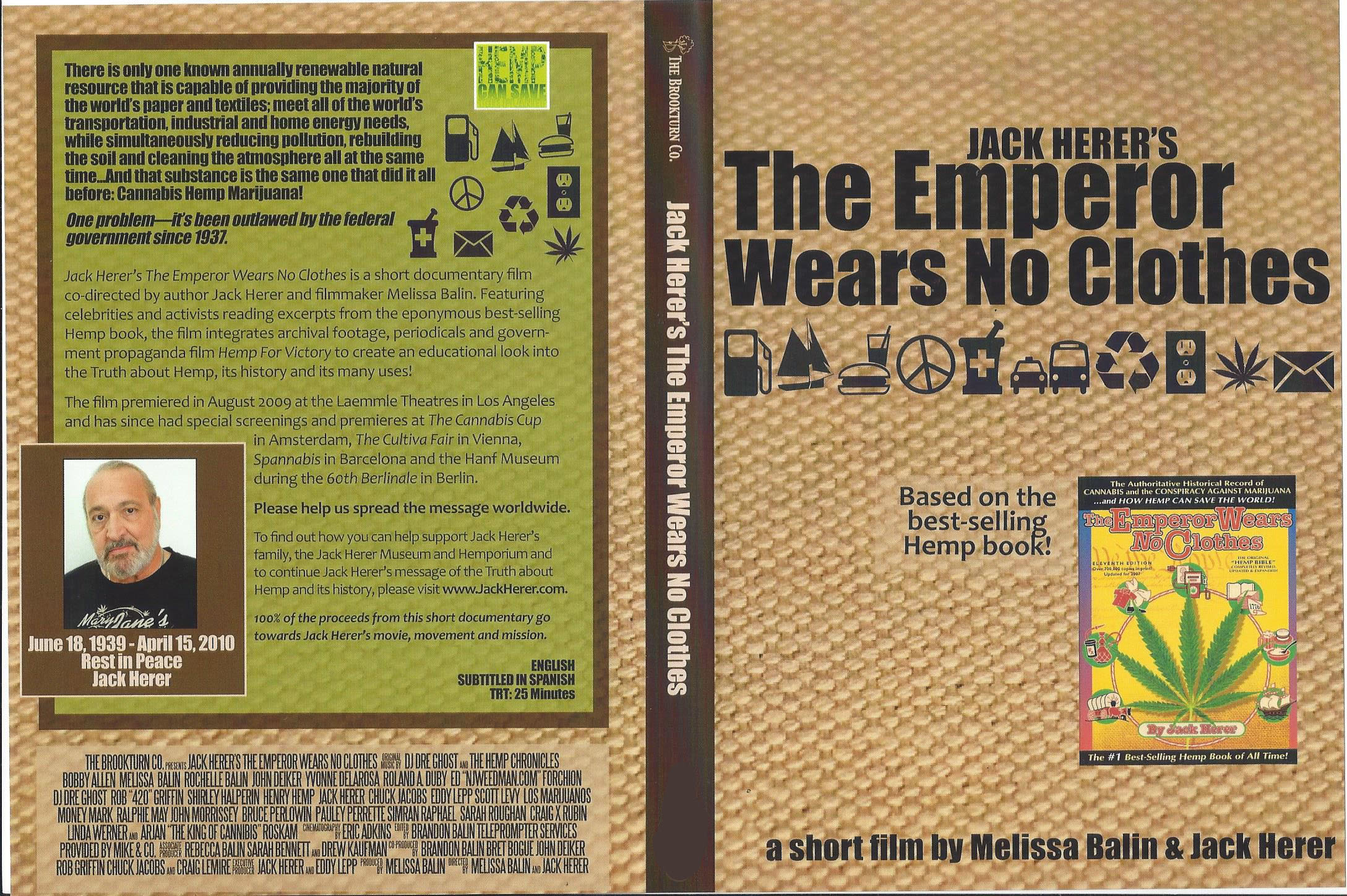Jack Herer Hemp Bluray Indiegogo