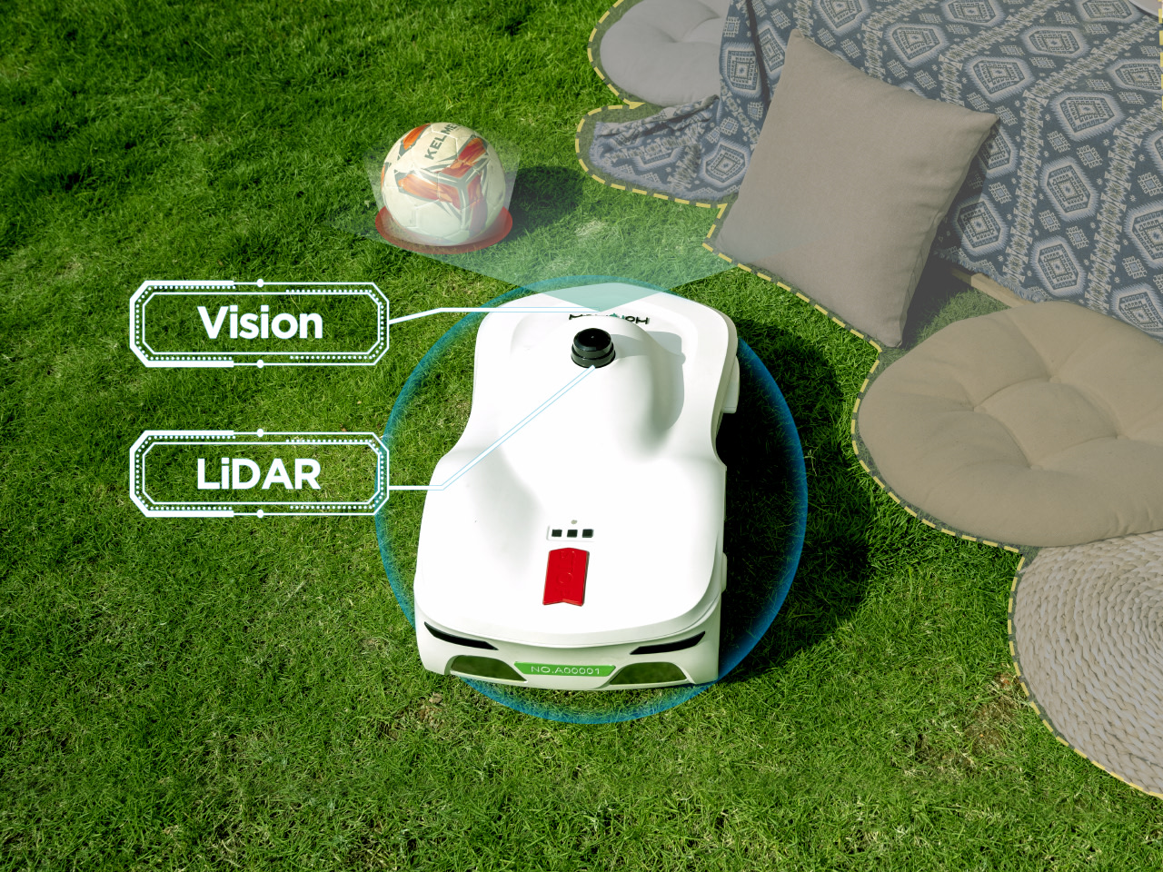 Robot lawn shop mower lidar